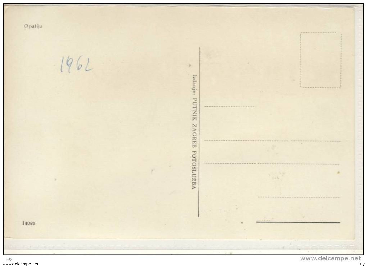 OPATIJA - Abbazia    Panorama      1962 - Croacia