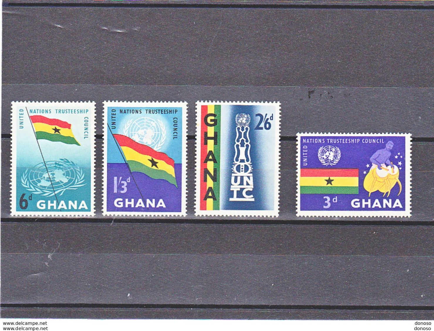 GHANA 1959 ONU Yvert 60-63 NEUF** MNH - Ghana (1957-...)