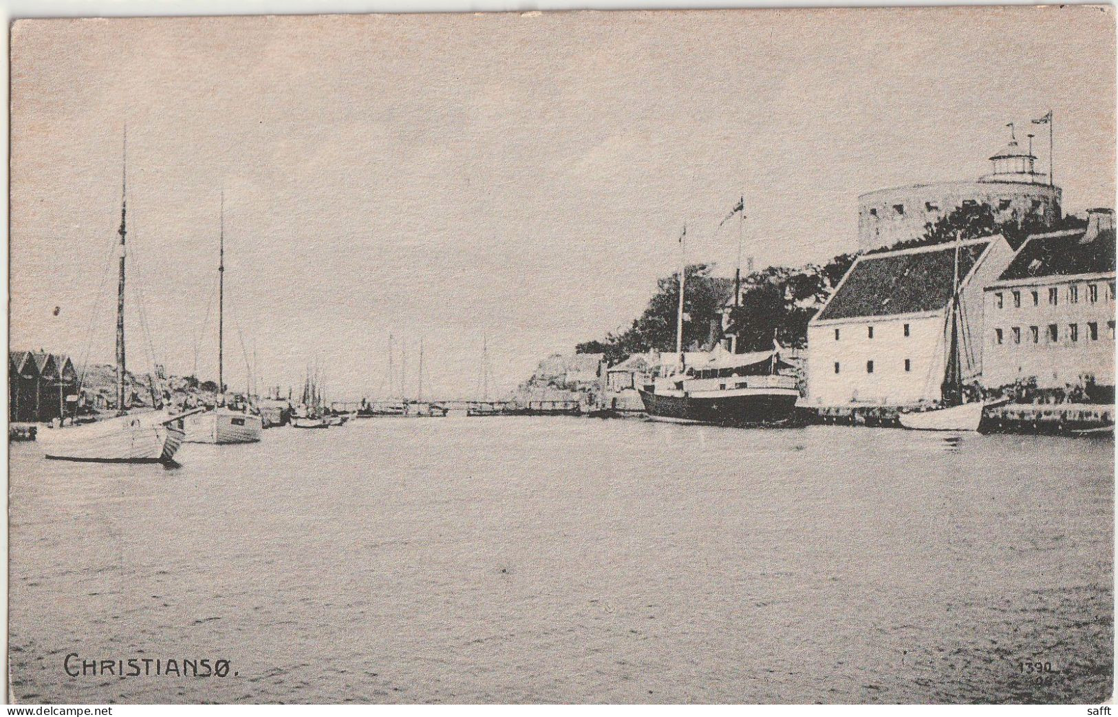 AK Christiansø Bei Bornholm, Hafen Um 1910 - Danemark