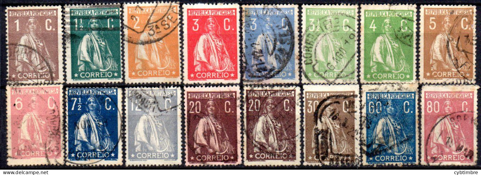 Portugal: Yvert N° 228/251A; 16 Valeurs; Cote 155.00€ - Used Stamps