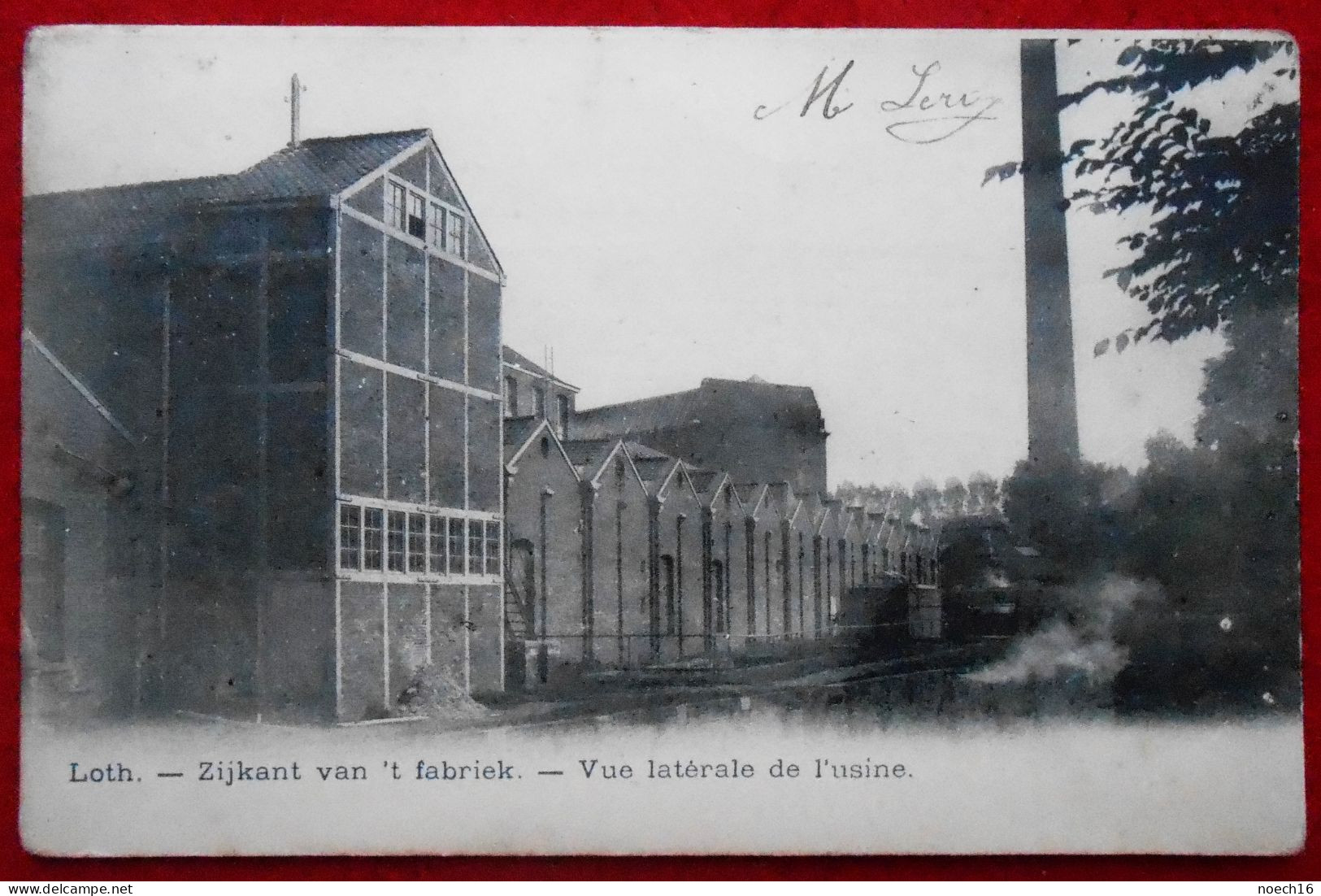 CPA 1907 Loth, Beersel. Zijkant Van 't Fabriek - Vue Latérale De L'usine - Beersel