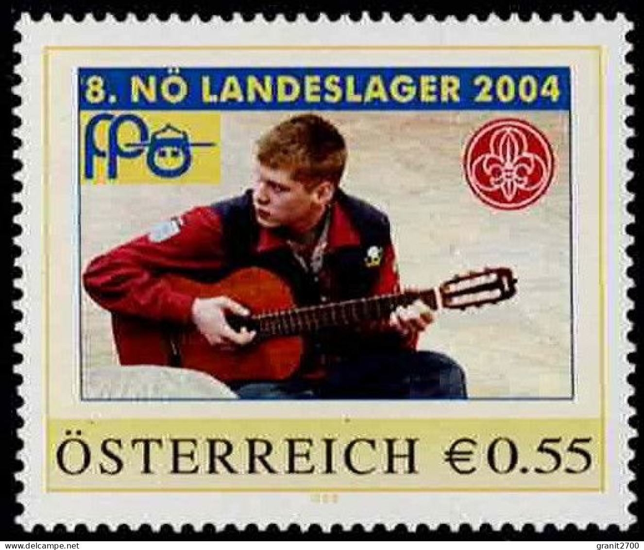 PM   8.NÖ Landeslager 2004 Ex Bogen Nr. 8002525  Postfrisch - Personalisierte Briefmarken
