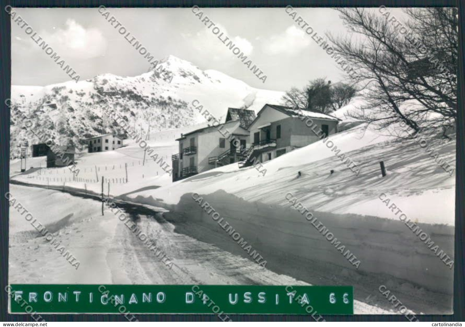 Macerata Frontignano Ussita ADESIVO Foto FG Cartolina MV7889 - Macerata