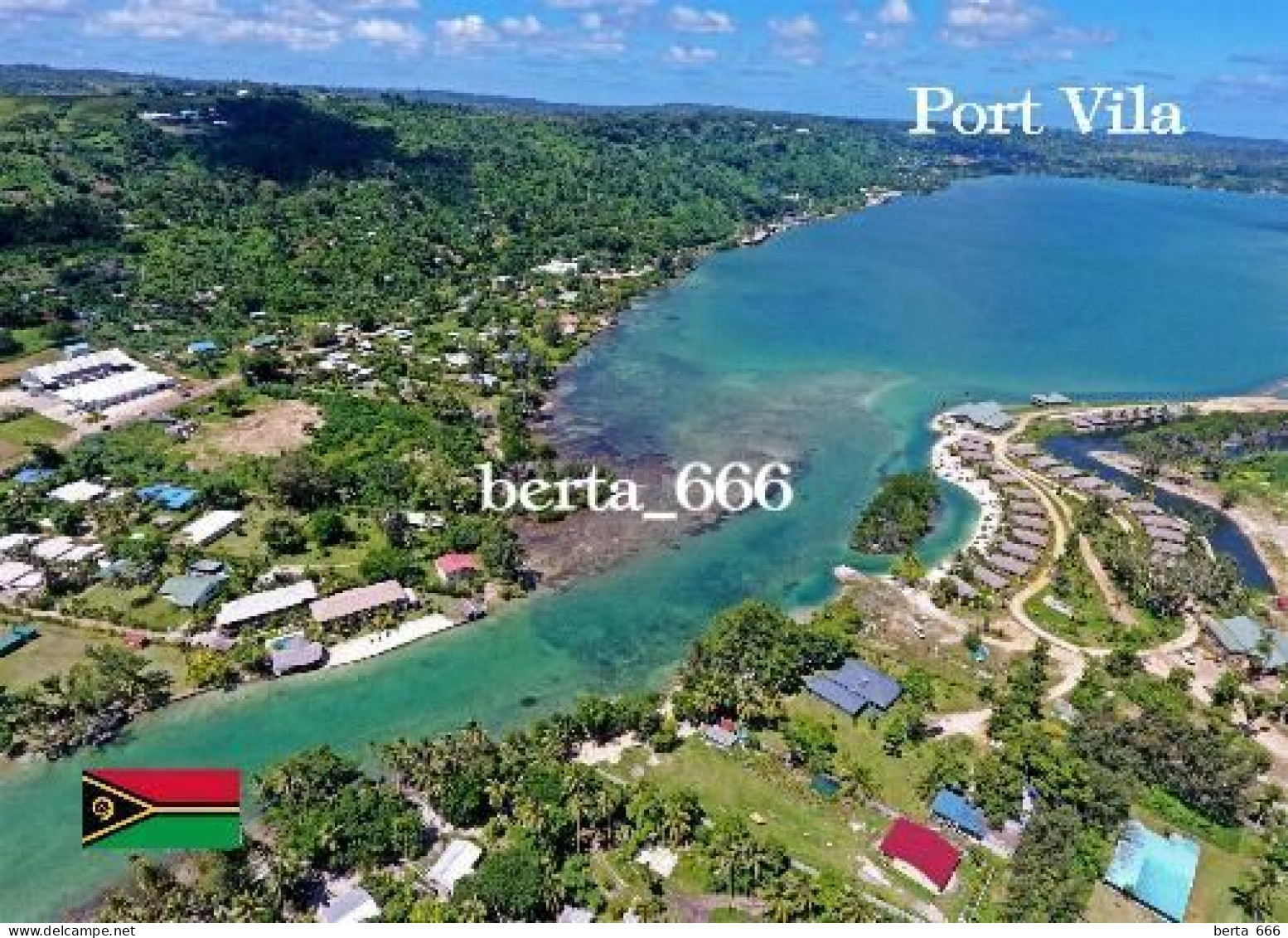 Vanuatu Port Vila Aerial View New Postcard - Vanuatu