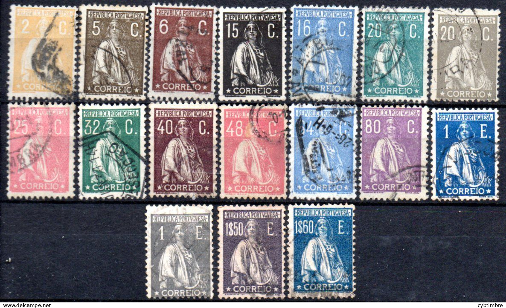 Portugal: Yvert N° 273/294; 17 Valeurs; Cote 34.00€ - Used Stamps