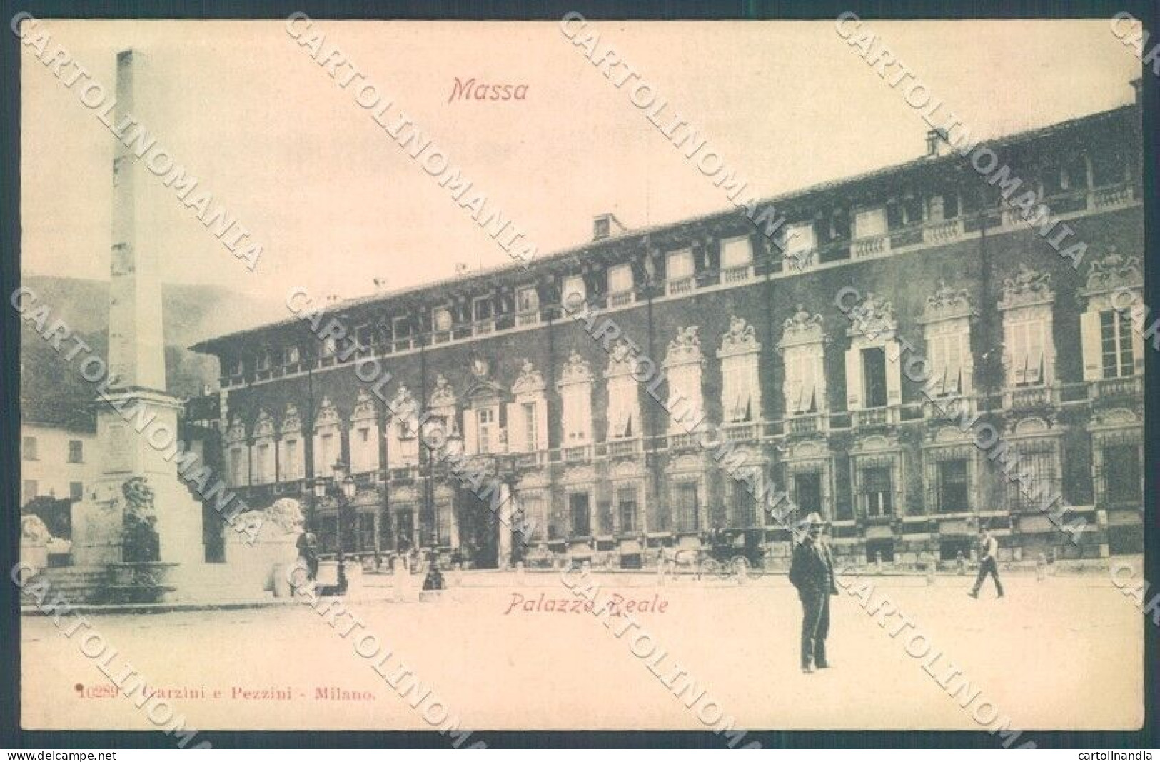 Massa Città Palazzo Reale Cartolina JK1936 - Massa