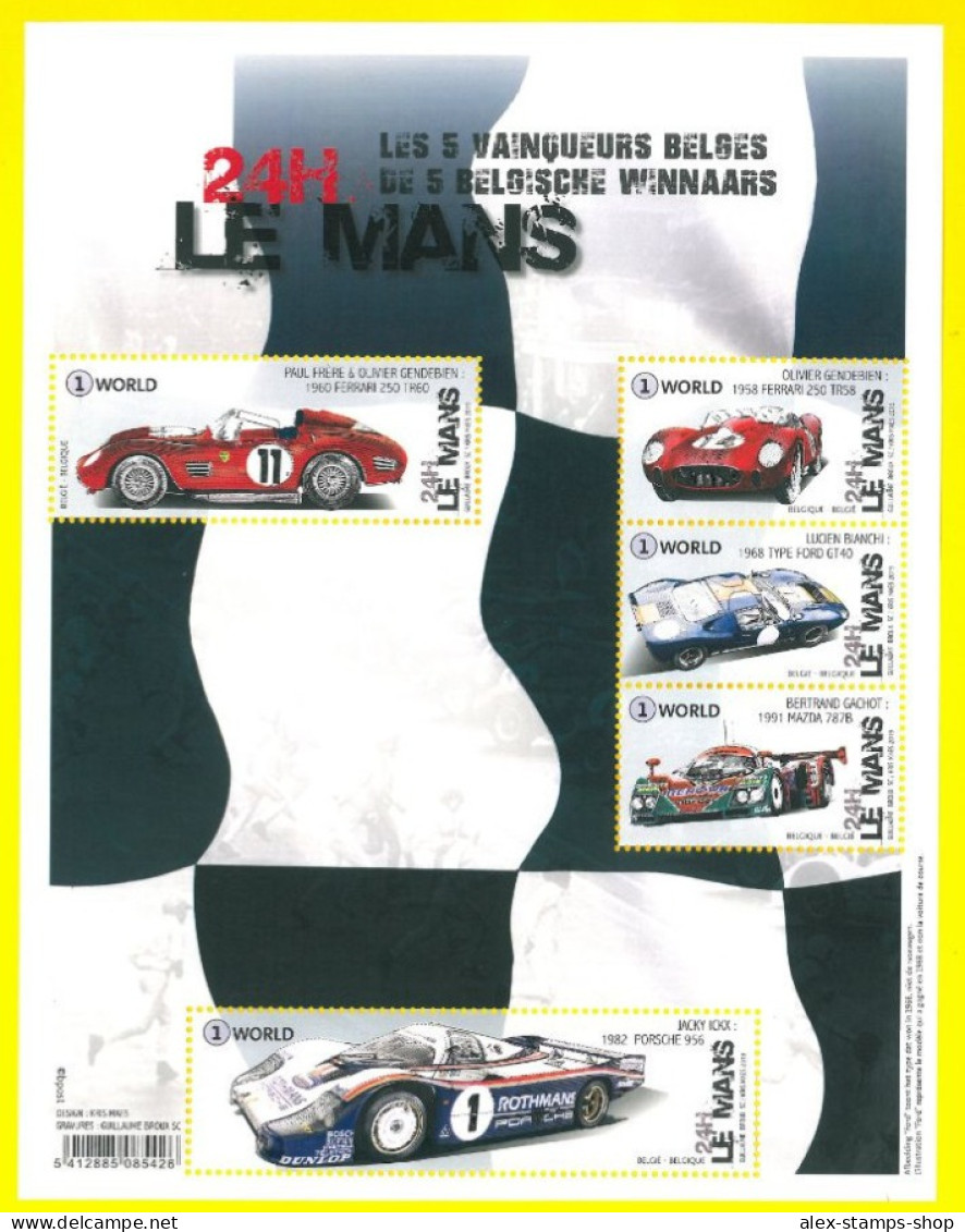 BELGIUM 2019 Auto Motor Sport LE MANS New Sheet - BELGIO Motori - 2011-2020