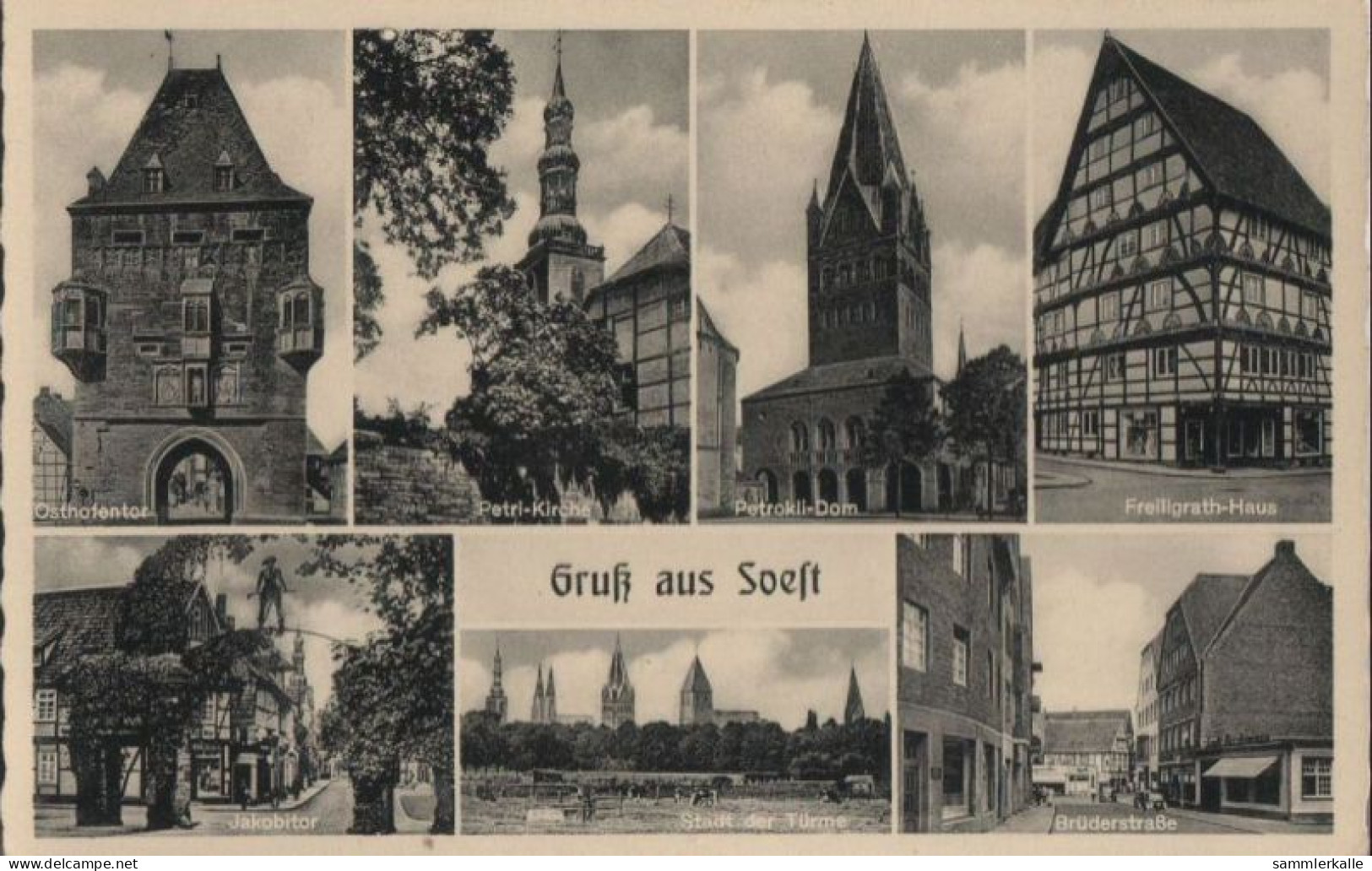 54548 - Soest - U.a. Petrokli-Dom - 1952 - Soest