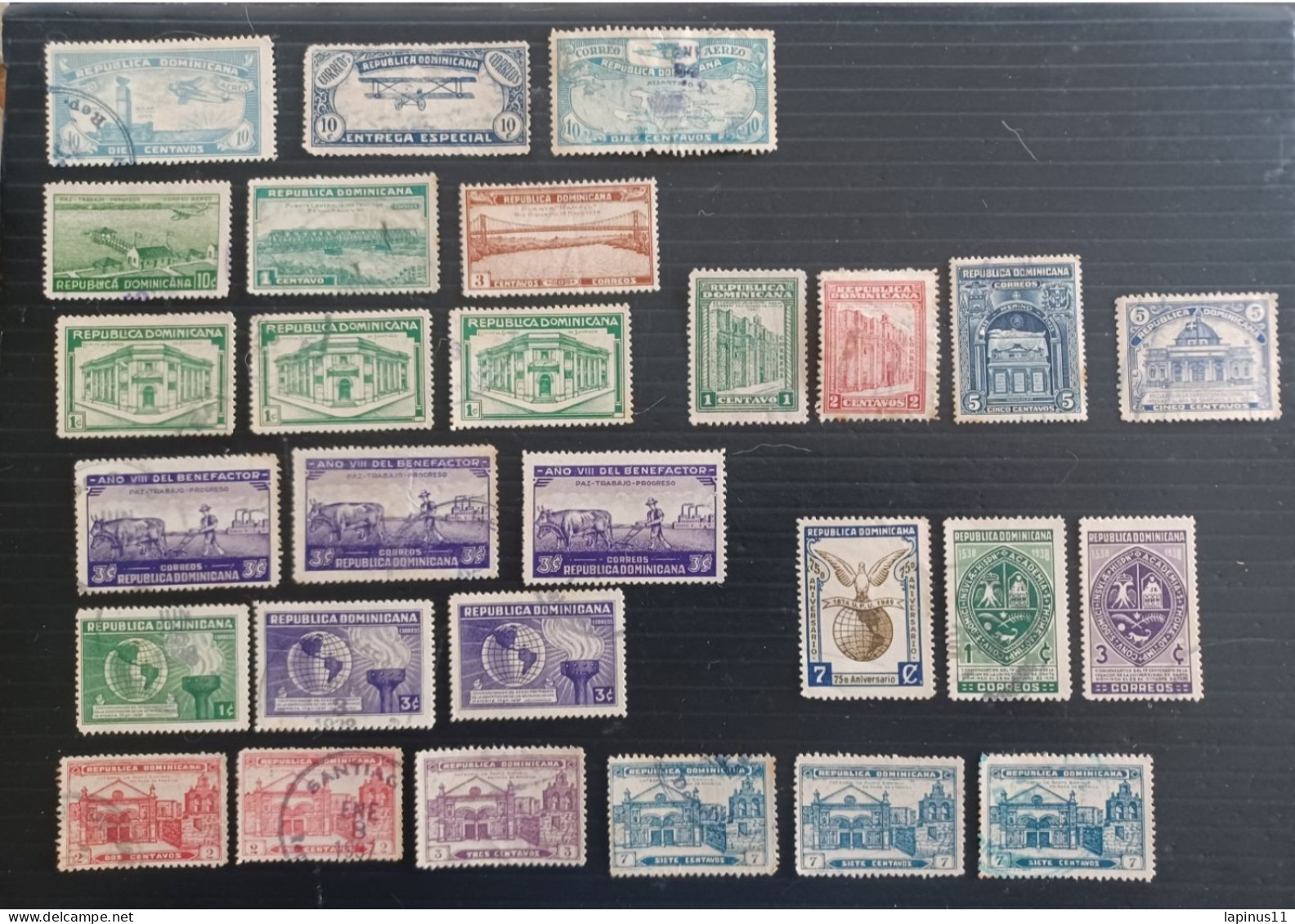 REPUBBLICA DOMINICANA STOCK LOT MIX 15 SCANNERS - Dominikanische Rep.