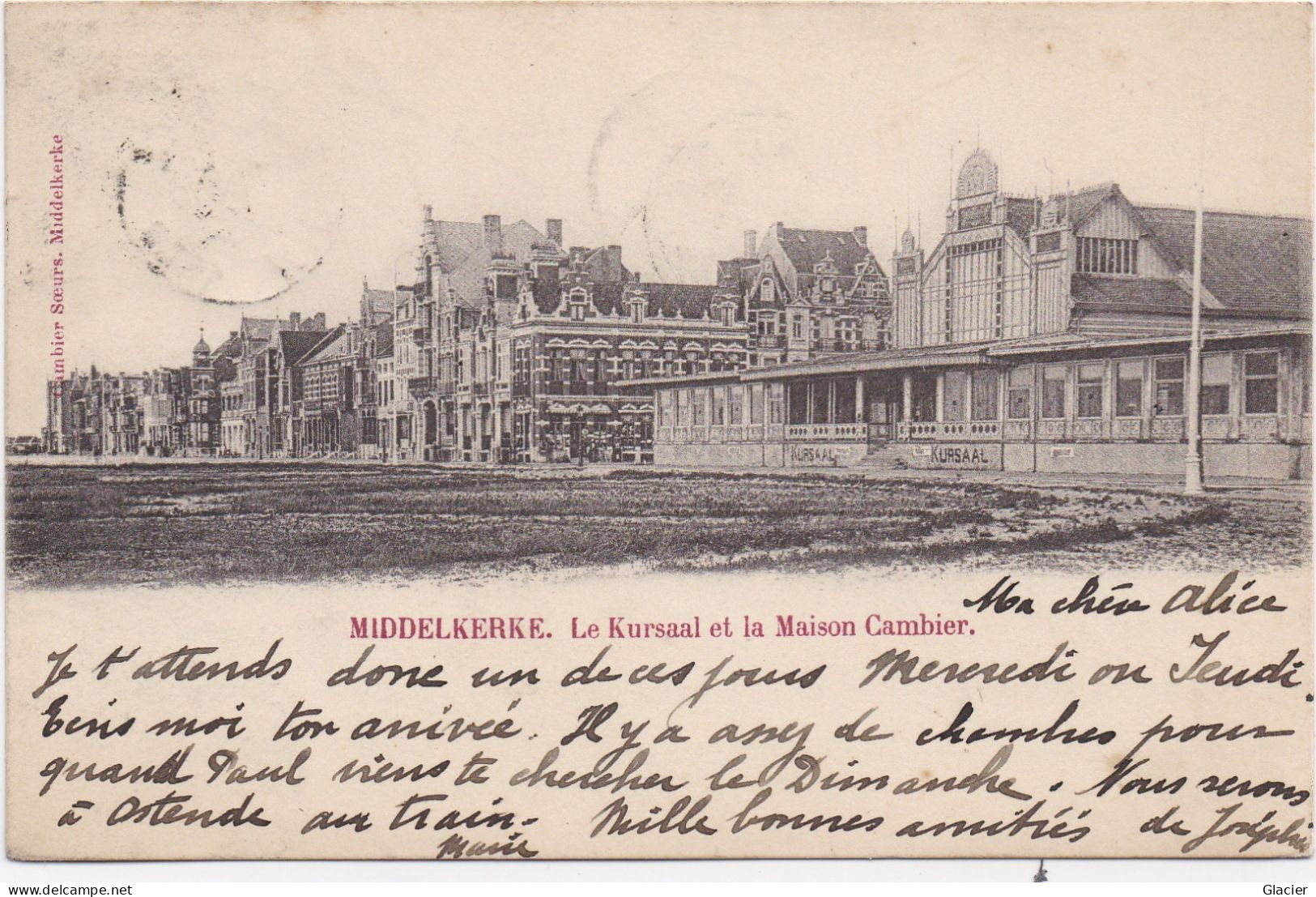 Middelkerke - Le Kursaal Et La Maison Cambier - Middelkerke