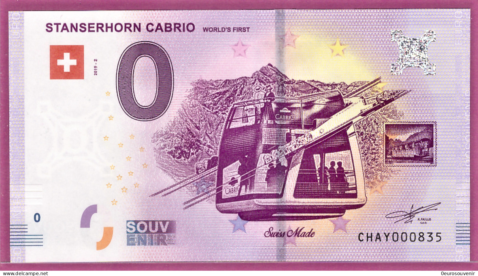 0-Euro CHAY 2019-2 STANSERHORN CABRIO  S-7f - Prove Private