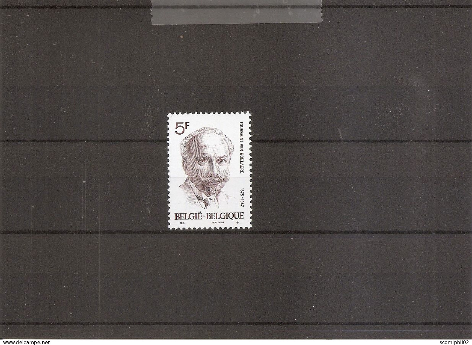 Belgique ( 1829 XXX -MNH - Variété  ) - 1961-1990