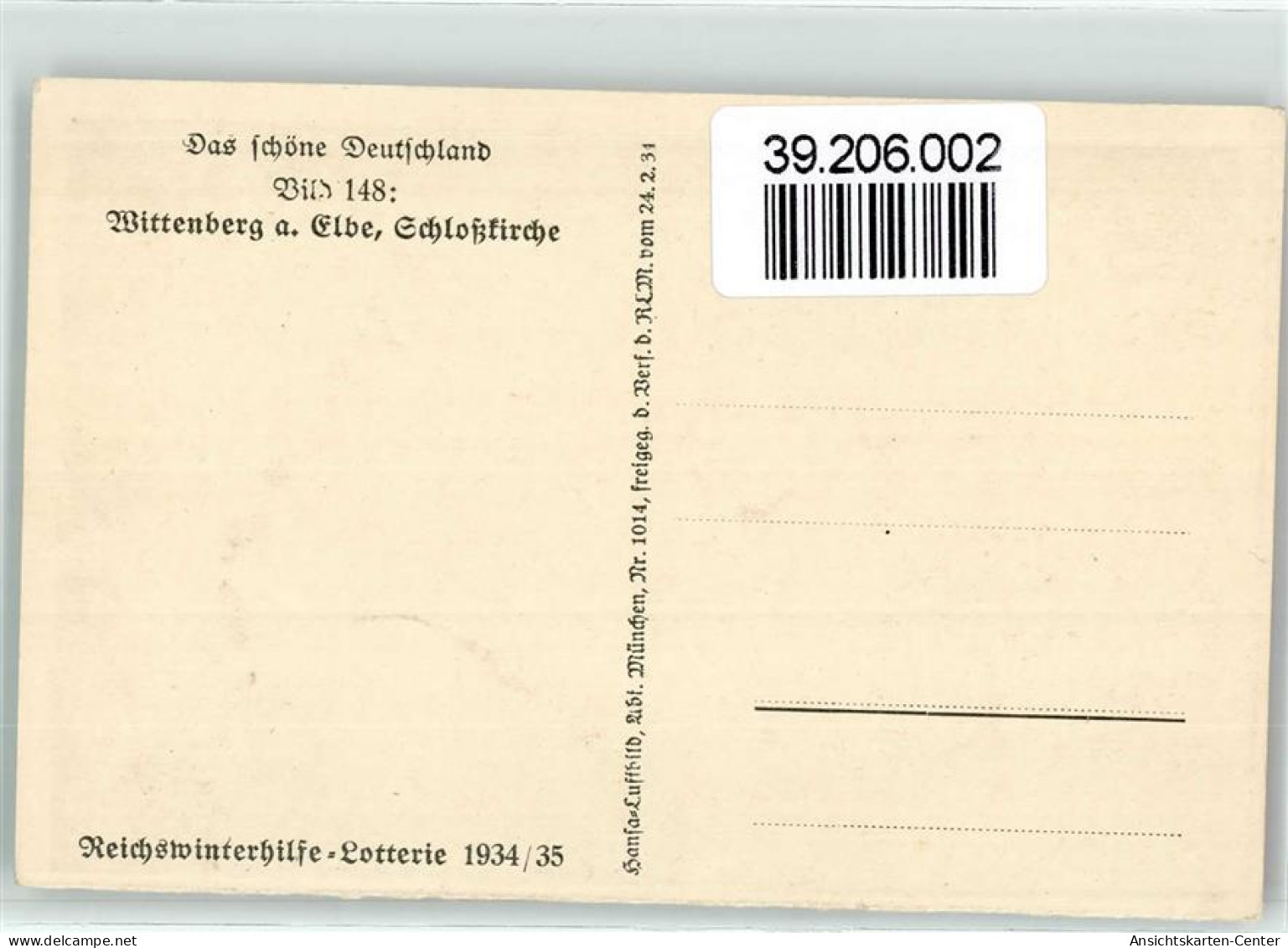 39206002 - Lutherstadt Wittenberg - Wittenberg