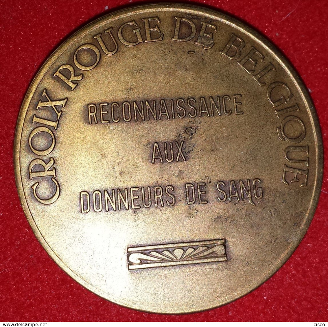 BELGIQUE Médaille De Reconnaissance De La Croix Rouge Pour Donneur De Sang - Belgium