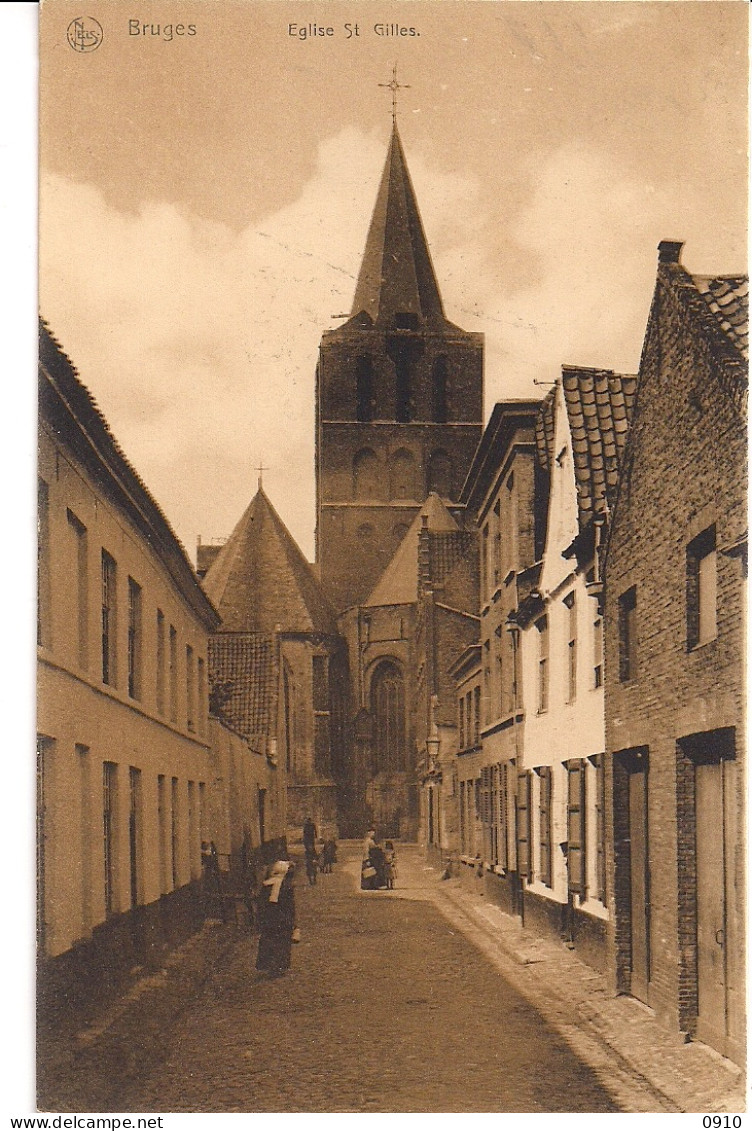 BRUGGE-BRUGES"EGLISE ST.GILLES" NELS SERIE BRUGES N°64 - Brugge