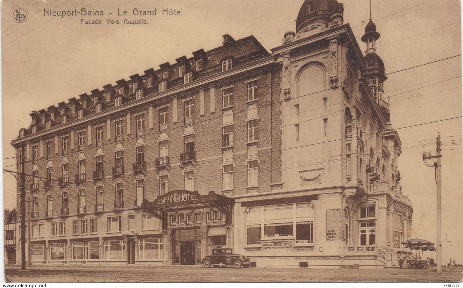 Nieuport Bains - Le Grand Hôtel - Façade Voie Auguste - Nieuwpoort