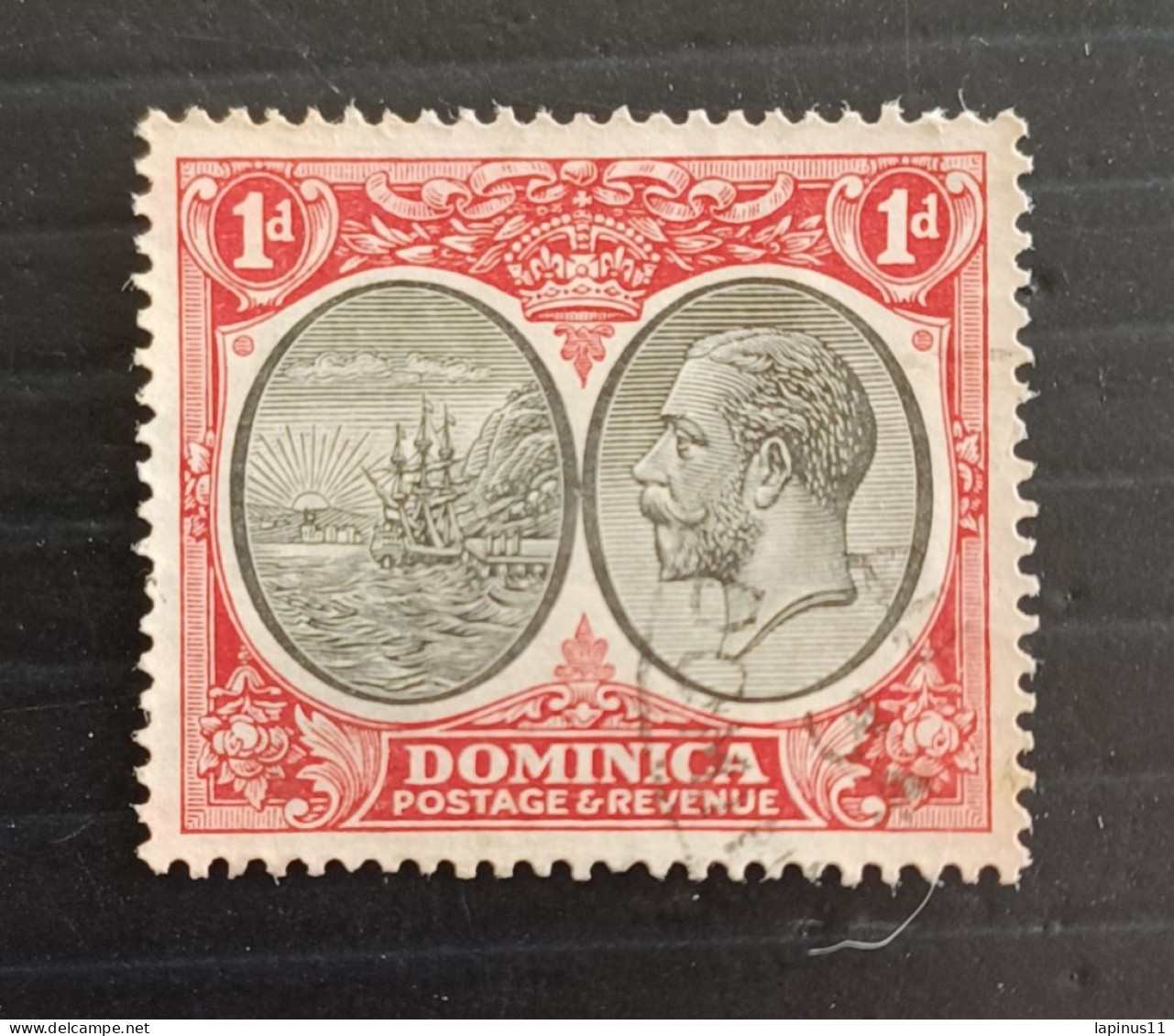 DOMINICA 1922 GEORGE V SCOTT  N 67 - Dominique (...-1978)