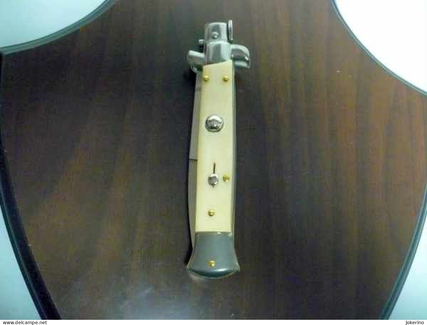 KNIFE-italian stiletto-Maniago -Frank Beltrame-23cm- osso di bufalo -  Modello FB 23/97B - NOVITA'