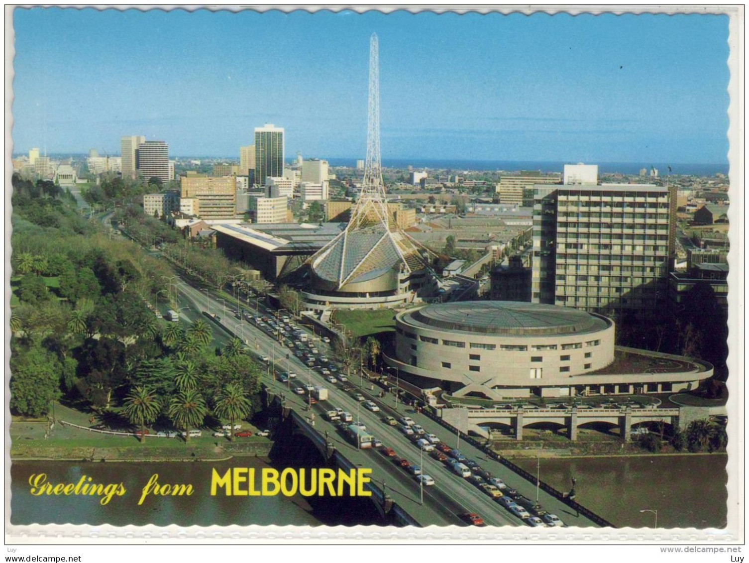 MELBOURNE -  Aerial View  Of Victorian Arts Centre In St. Kilda Road,  Nice Stamp - Melbourne