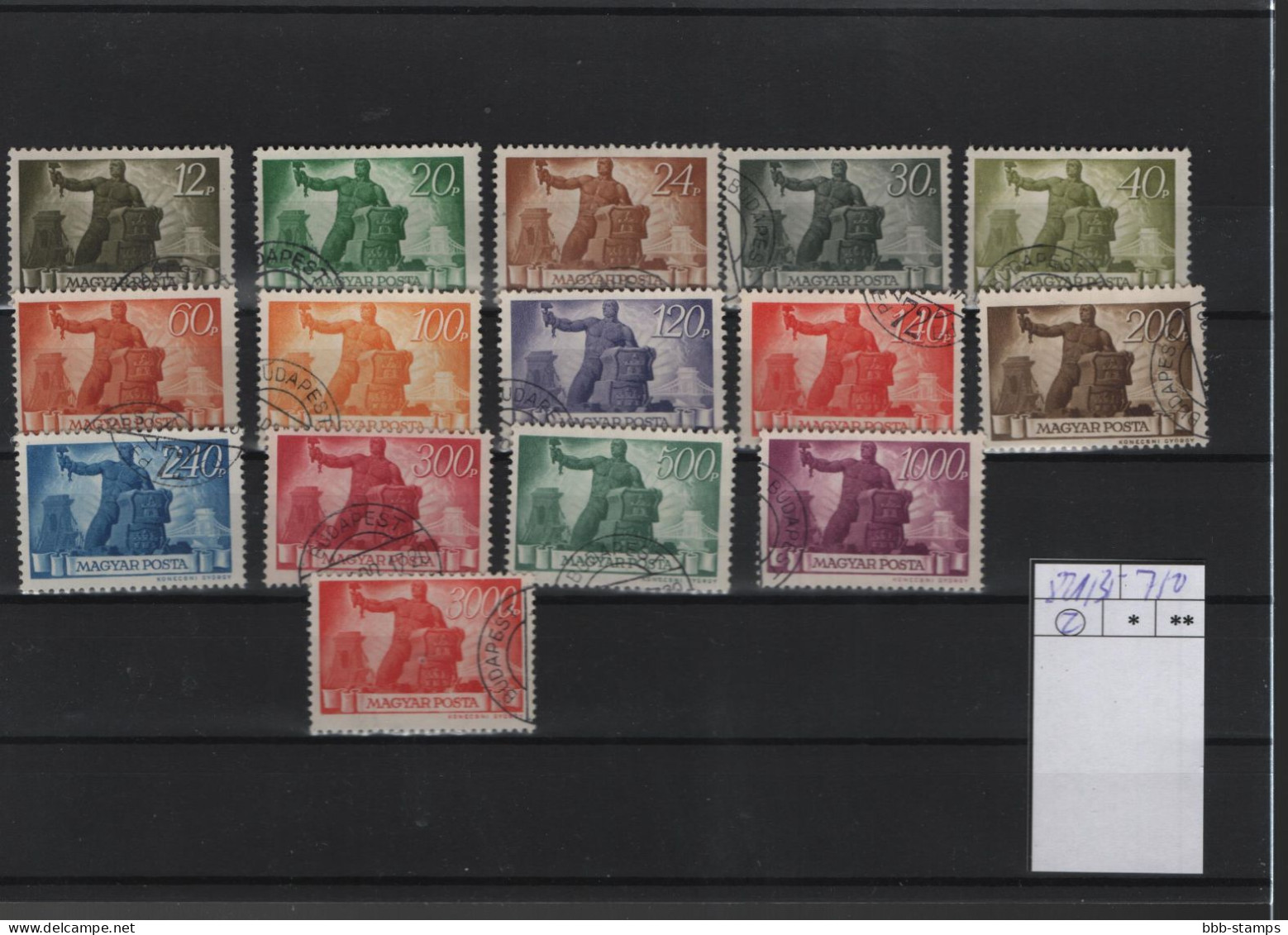 Ungarn Michewl Cat.No. Used 821/835 - Gebruikt