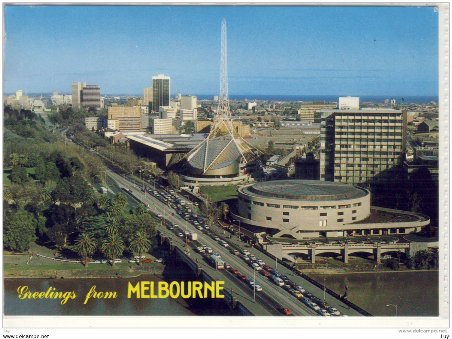 MELBOURNE -  Aerial View  Of Victorian Arts Centre In St. Kilda Road,  Nice Stamp Robotics - Melbourne