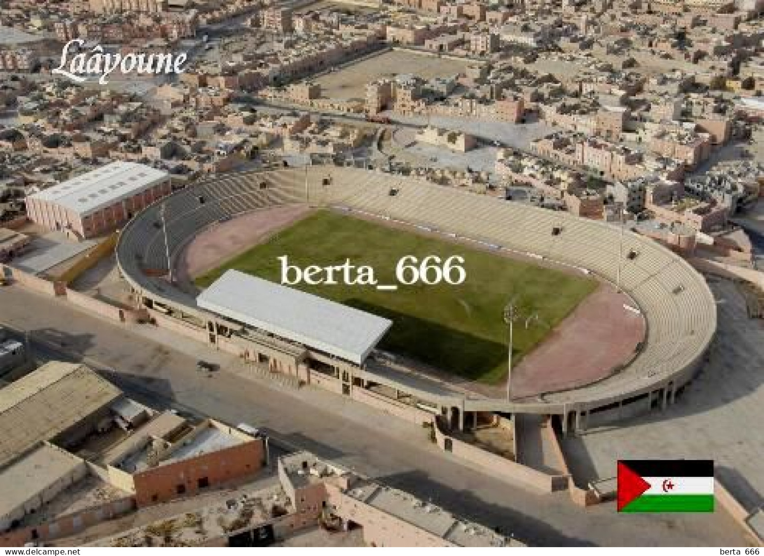 Western Sahara Laayoune Stadium New Postcard - Western Sahara