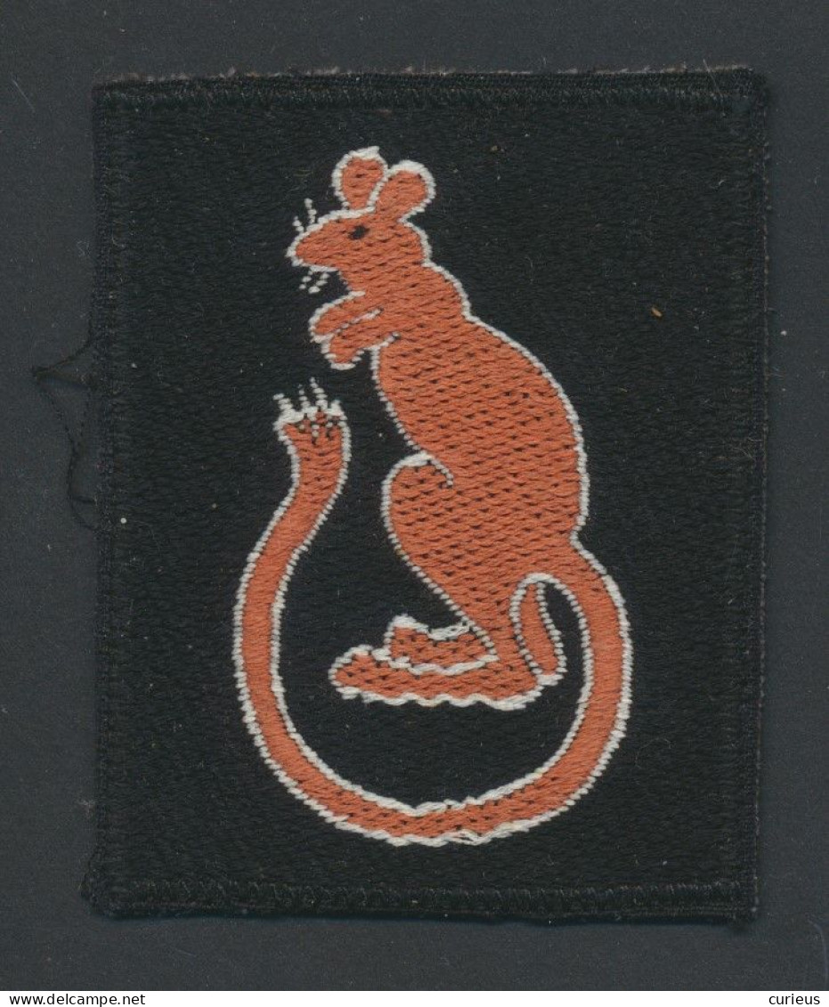 FORMATION PATCH * 7TH ARMOURED DIVISION DESERT RATS * 1945 * 6 X 5 CM * PATCH TISSU - Ecussons Tissu