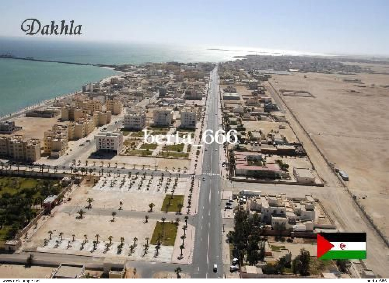 Western Sahara Dakhla Aerial View New Postcard - Westsahara
