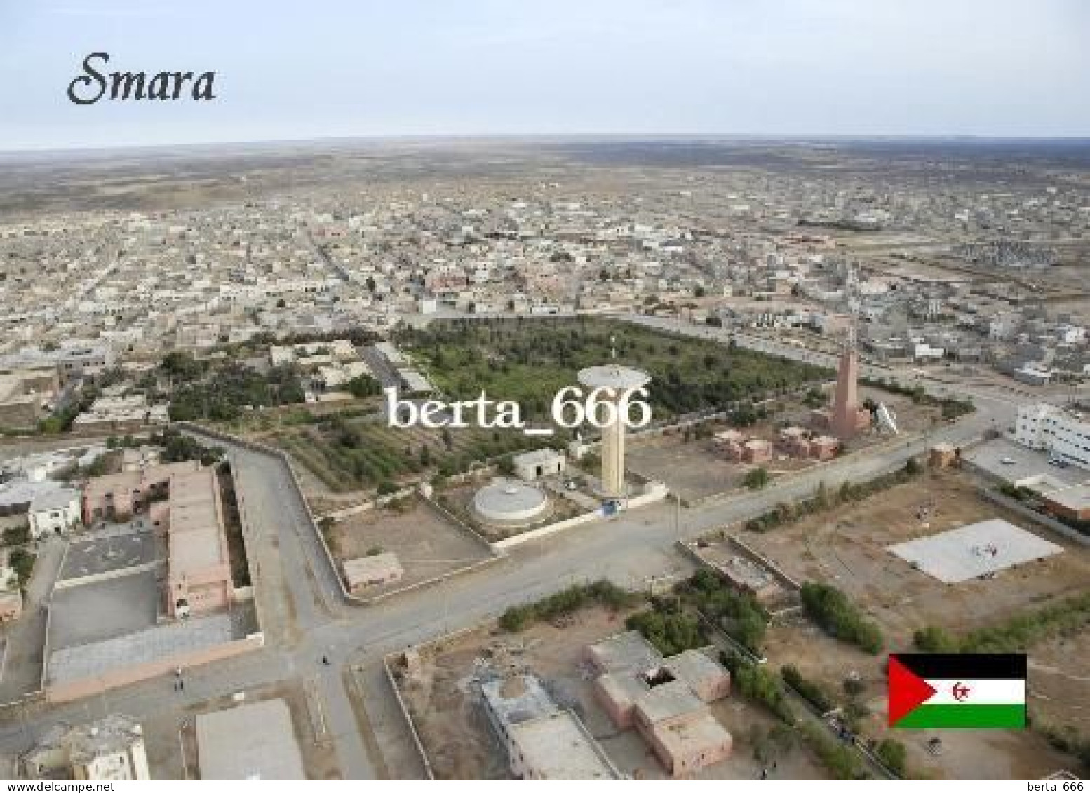 Western Sahara Smara Aerial View New Postcard - Western Sahara