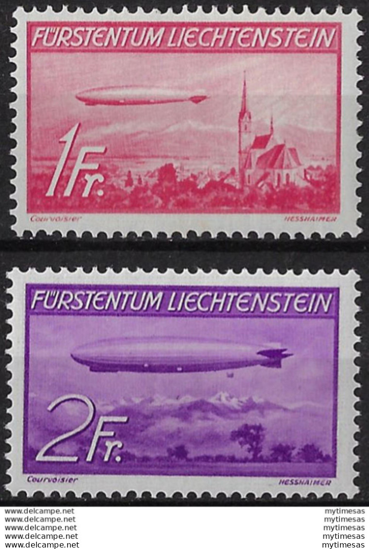 1936 Liechtenstein 2v. MNH Unif A N. 15/16 - Altri & Non Classificati