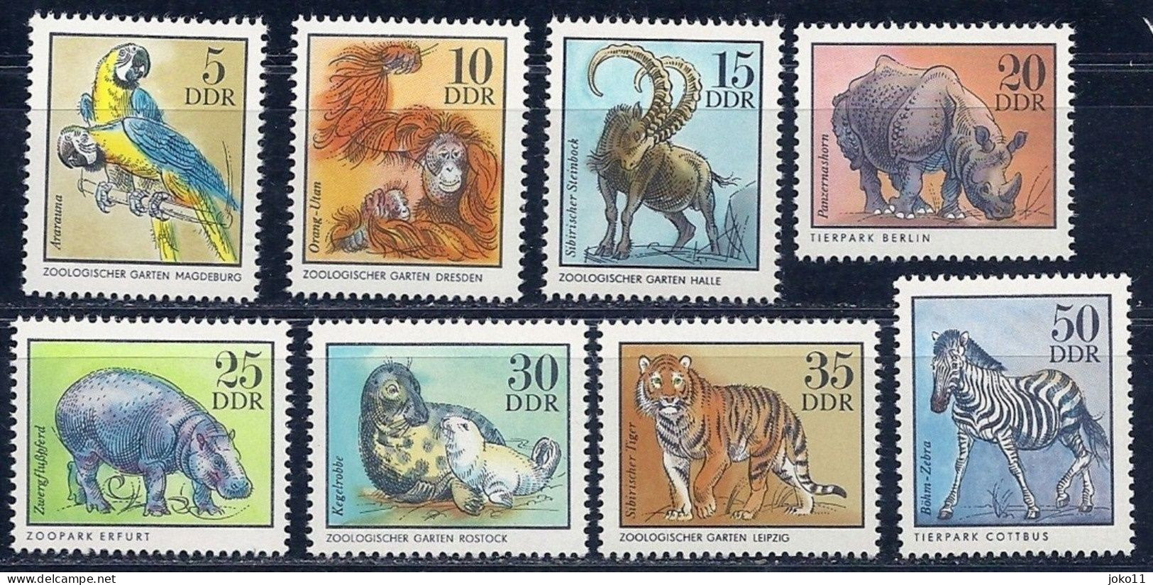 DDR, 1975, Michel-Nr. 2030-2037, **postfrisch - Unused Stamps