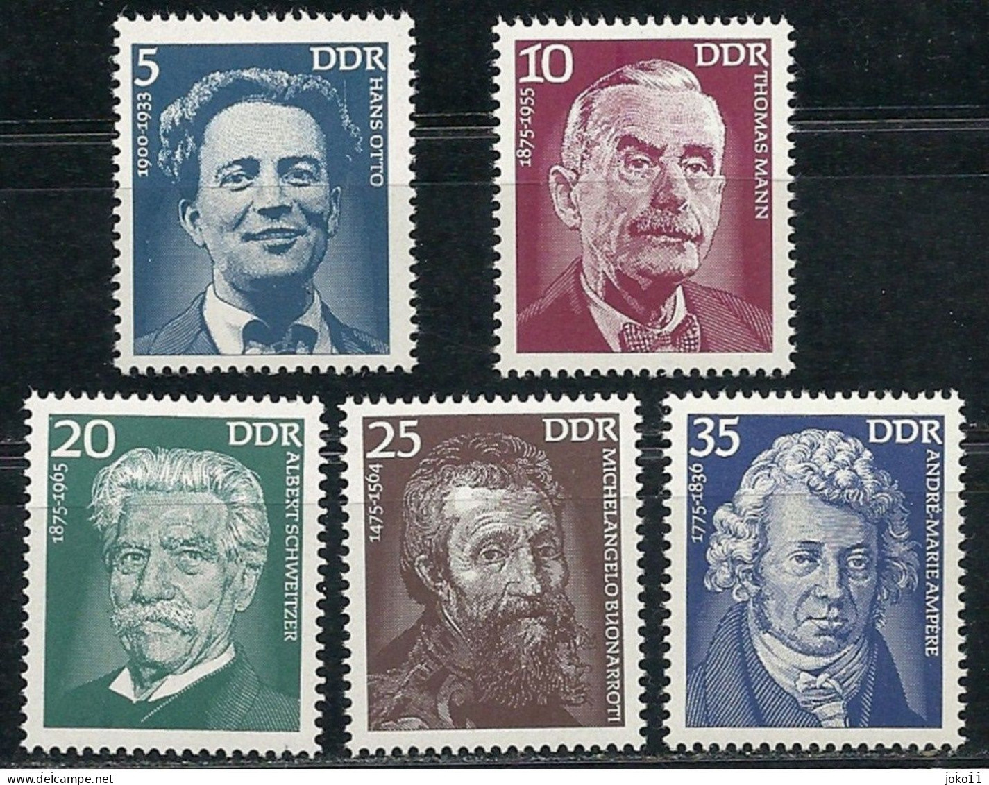 DDR, 1975, Michel-Nr. 2025-2029, **postfrisch - Unused Stamps