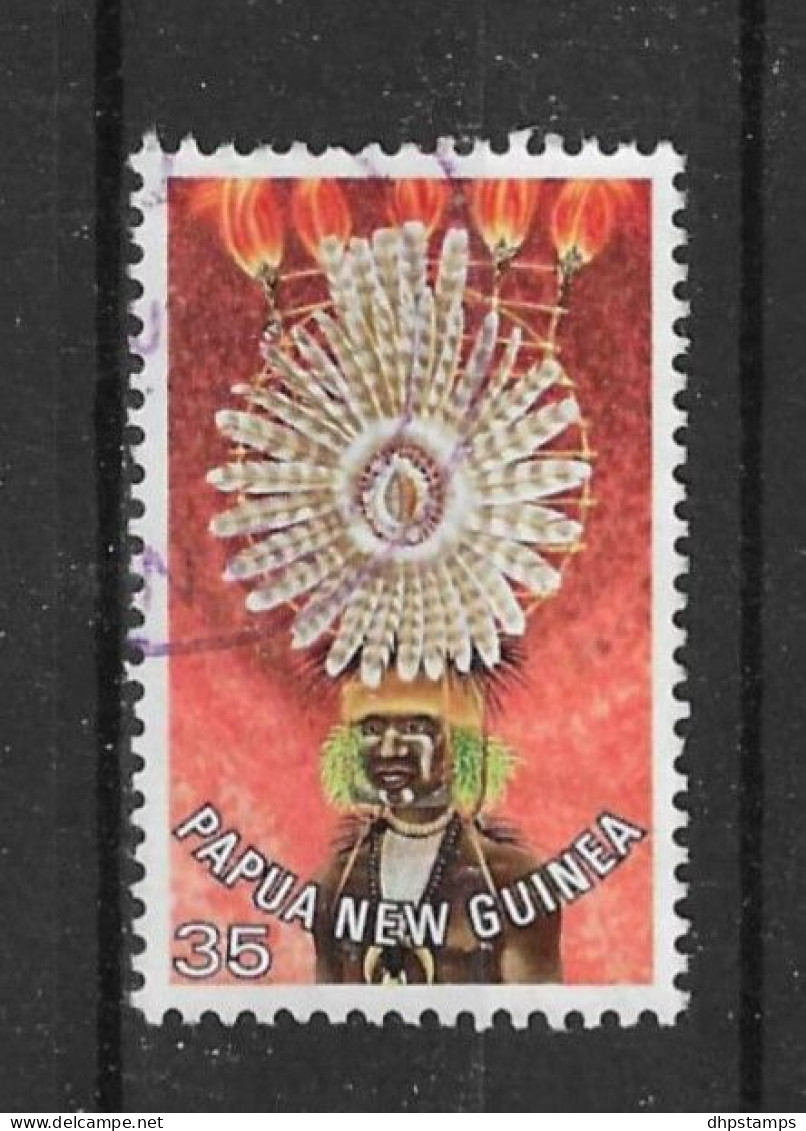 Papua N. Guinea 1978 Headdresses Y.T. 348 (0) - Papoea-Nieuw-Guinea