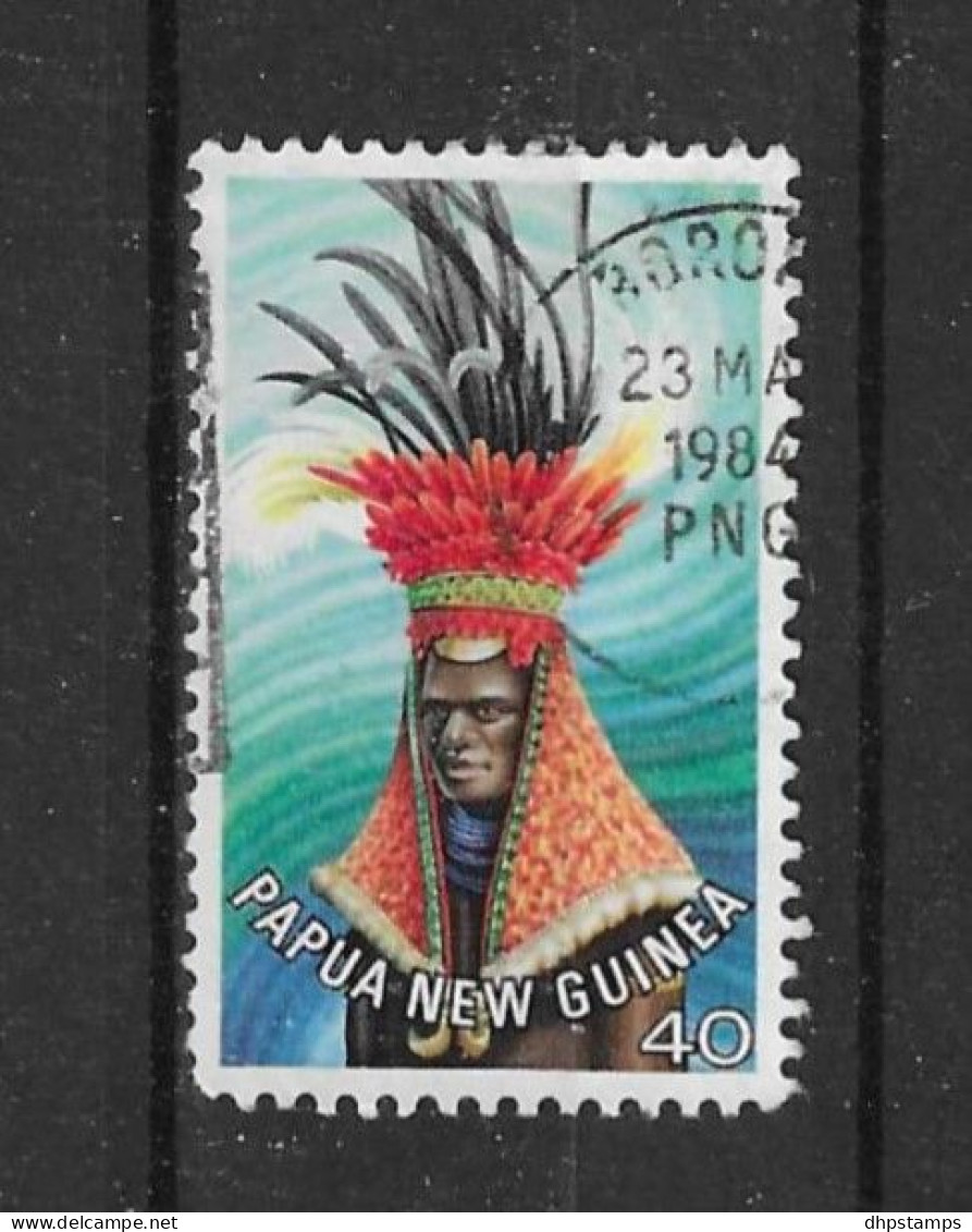 Papua N. Guinea 1978 Headdresses Y.T. 345 (0) - Papúa Nueva Guinea