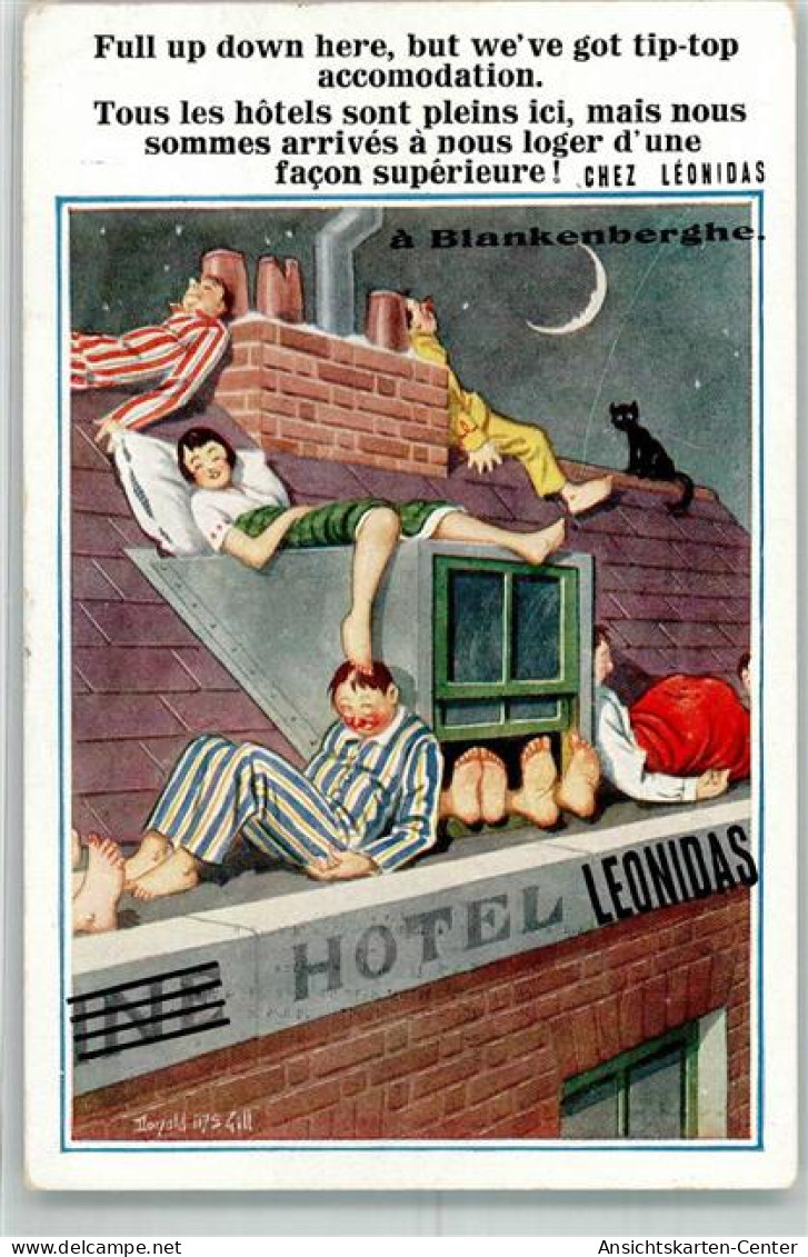 39742002 - Humor Spruch Schlafende Auf Hoteldach Verlag Florence Serie 5935 - Mc Gill, Donald