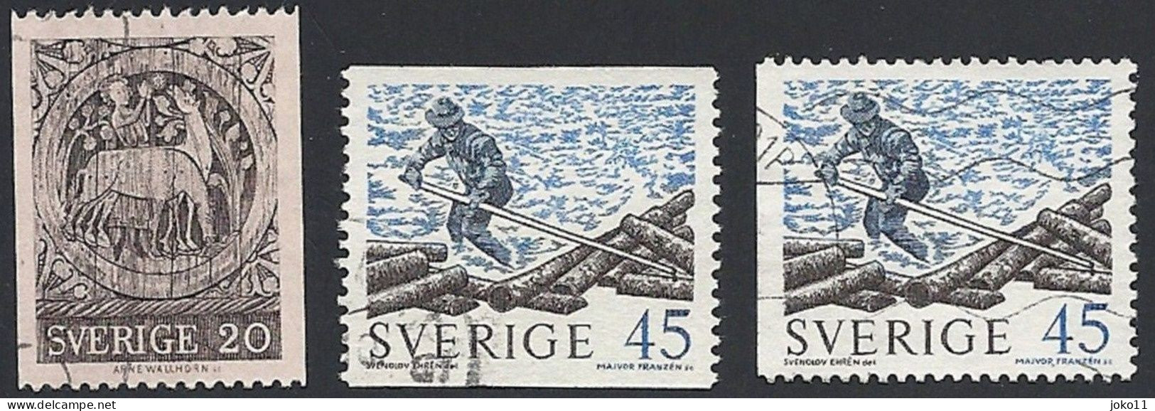 Schweden, 1970, Michel-Nr. 665-666 A+Dl, Gestempelt - Gebraucht