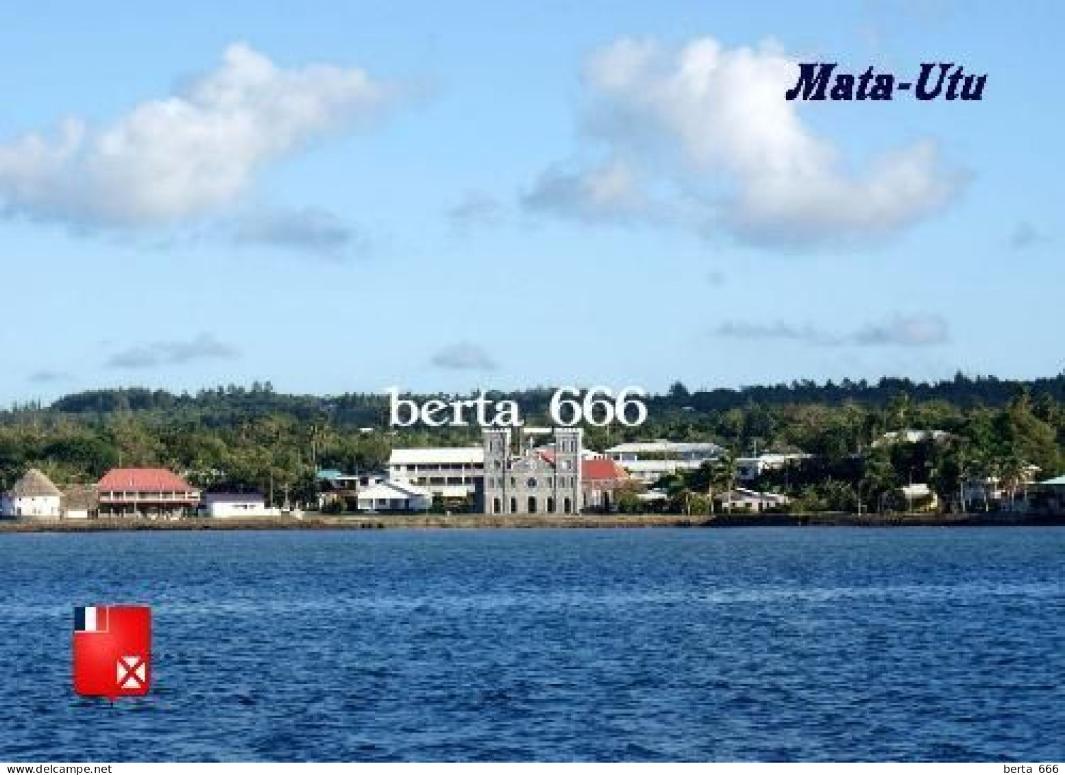 Wallis And Futuna Mata Utu Waterfront New Postcard - Wallis E Futuna