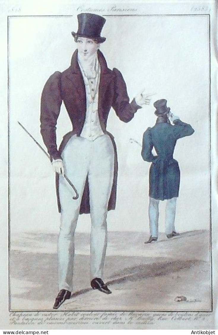 Journal des Dames & des Modes 1828 Costume Parisien 93 planches aquarellées