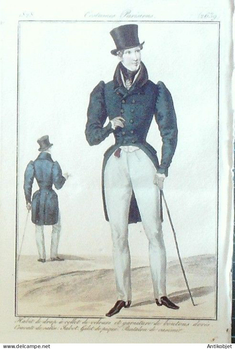 Journal des Dames & des Modes 1828 Costume Parisien 93 planches aquarellées