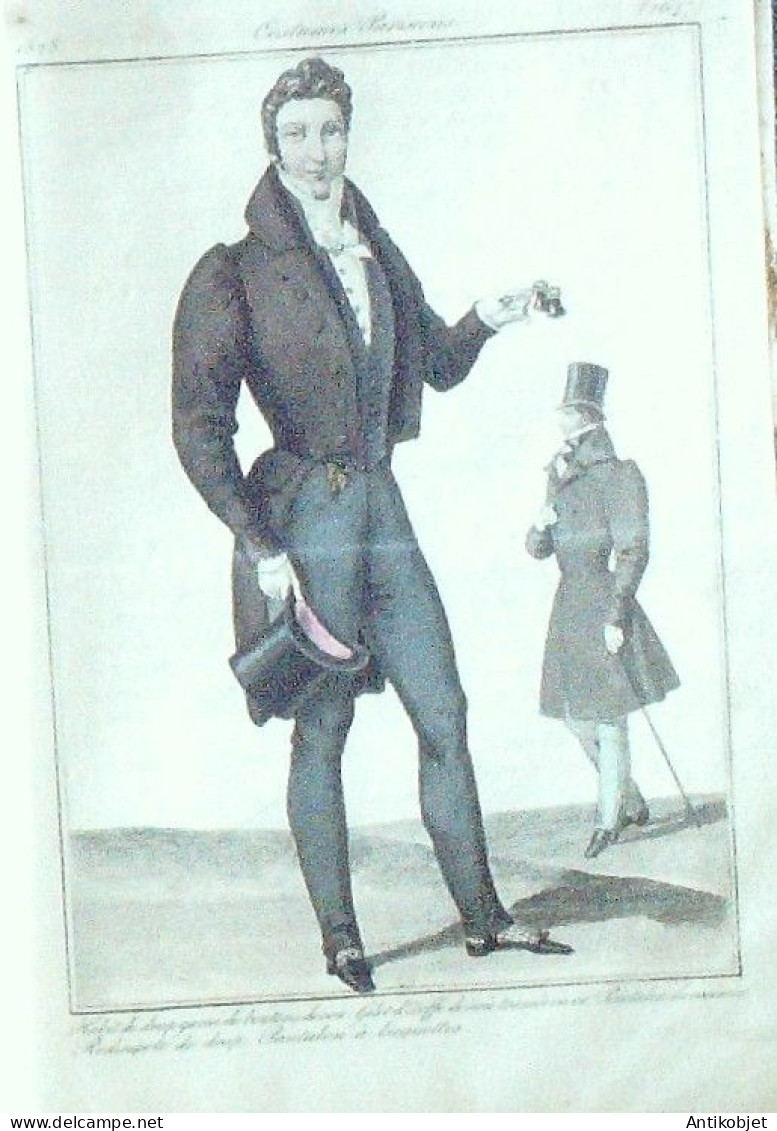 Journal des Dames & des Modes 1828 Costume Parisien 93 planches aquarellées