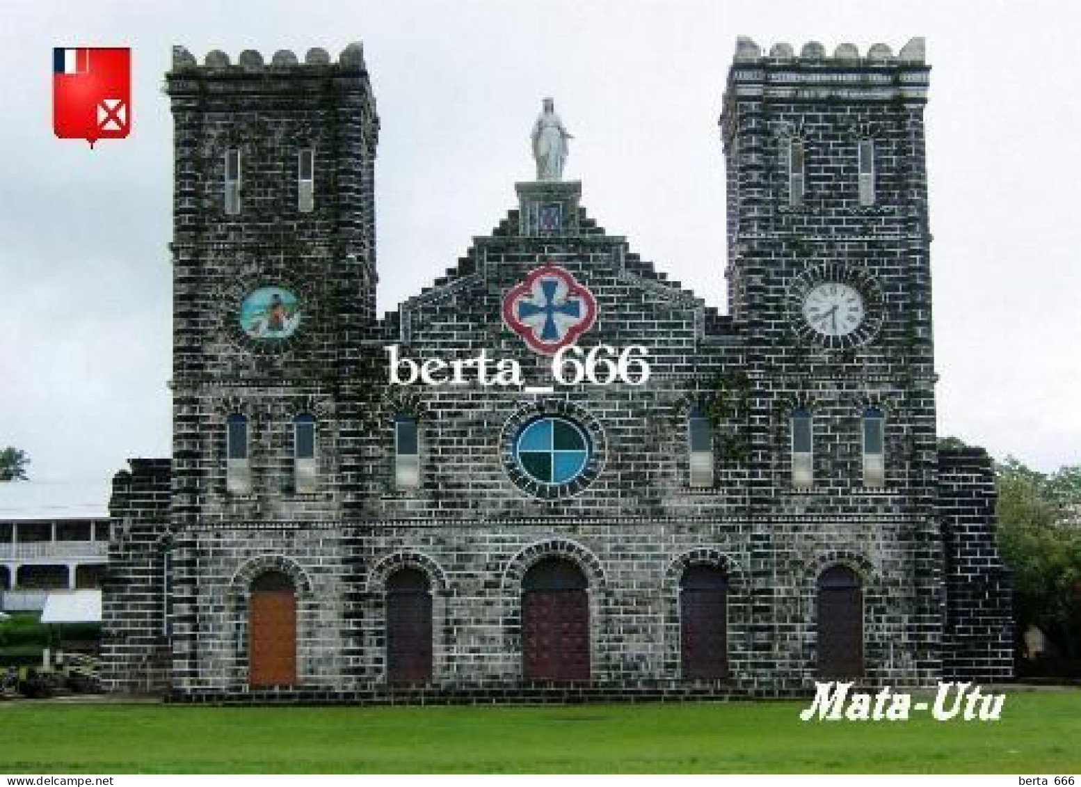 Wallis And Futuna Mata Utu Cathedral New Postcard - Wallis E Futuna