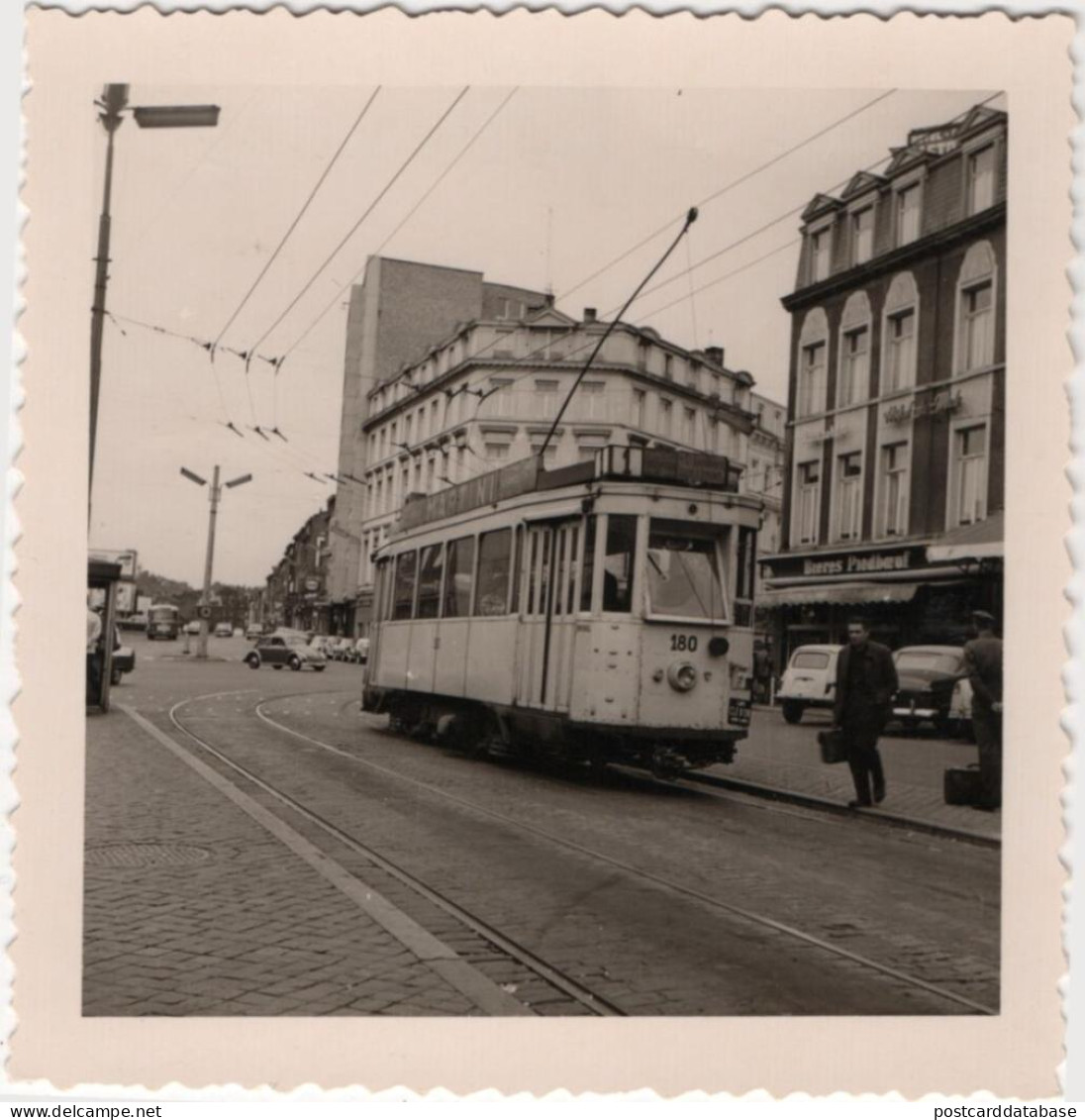 Tram - Liege Guillemins 1961 - Photo - Eisenbahnen
