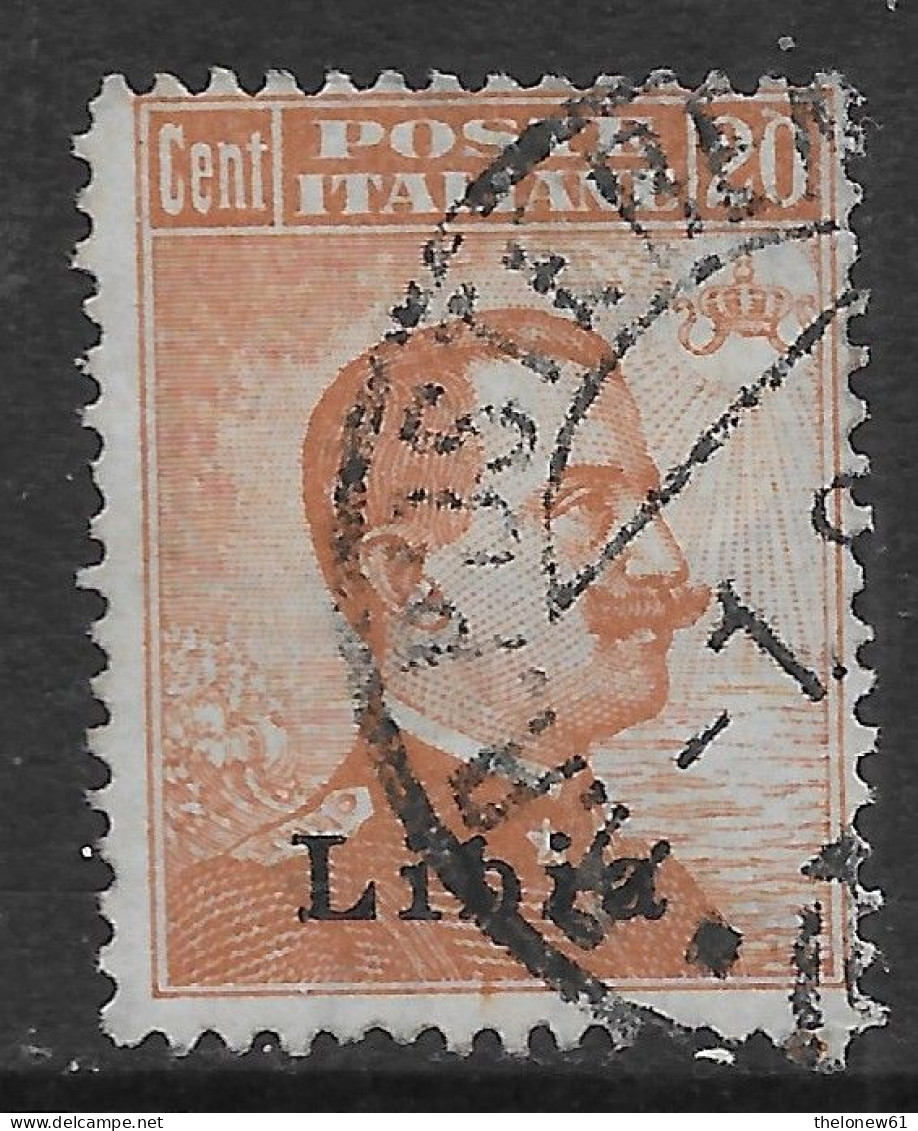 Italia Italy 1918 Colonie Libia Michetti Destra C20 Sa N.20 US - Libya