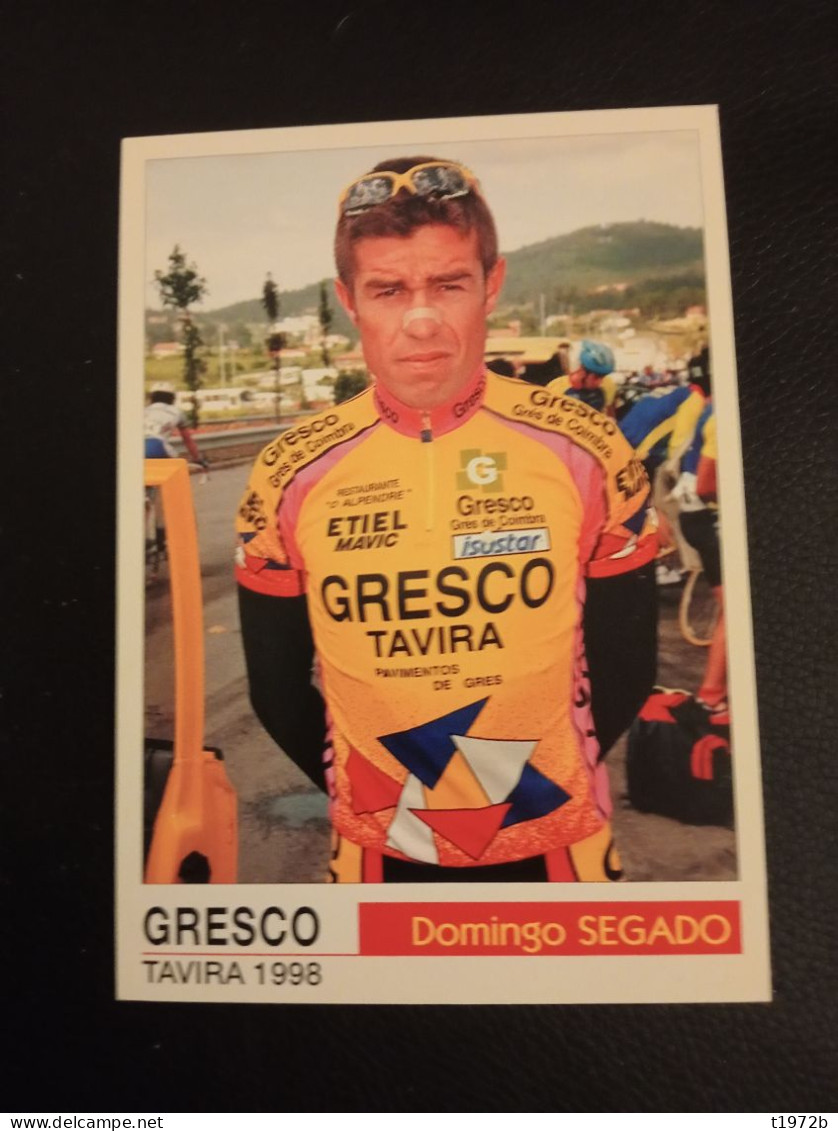 Cyclisme Cycling Ciclismo Ciclista Wielrennen Radfahren SEGADO DOMINGO (Gresco-Tavira 1998) - Cyclisme