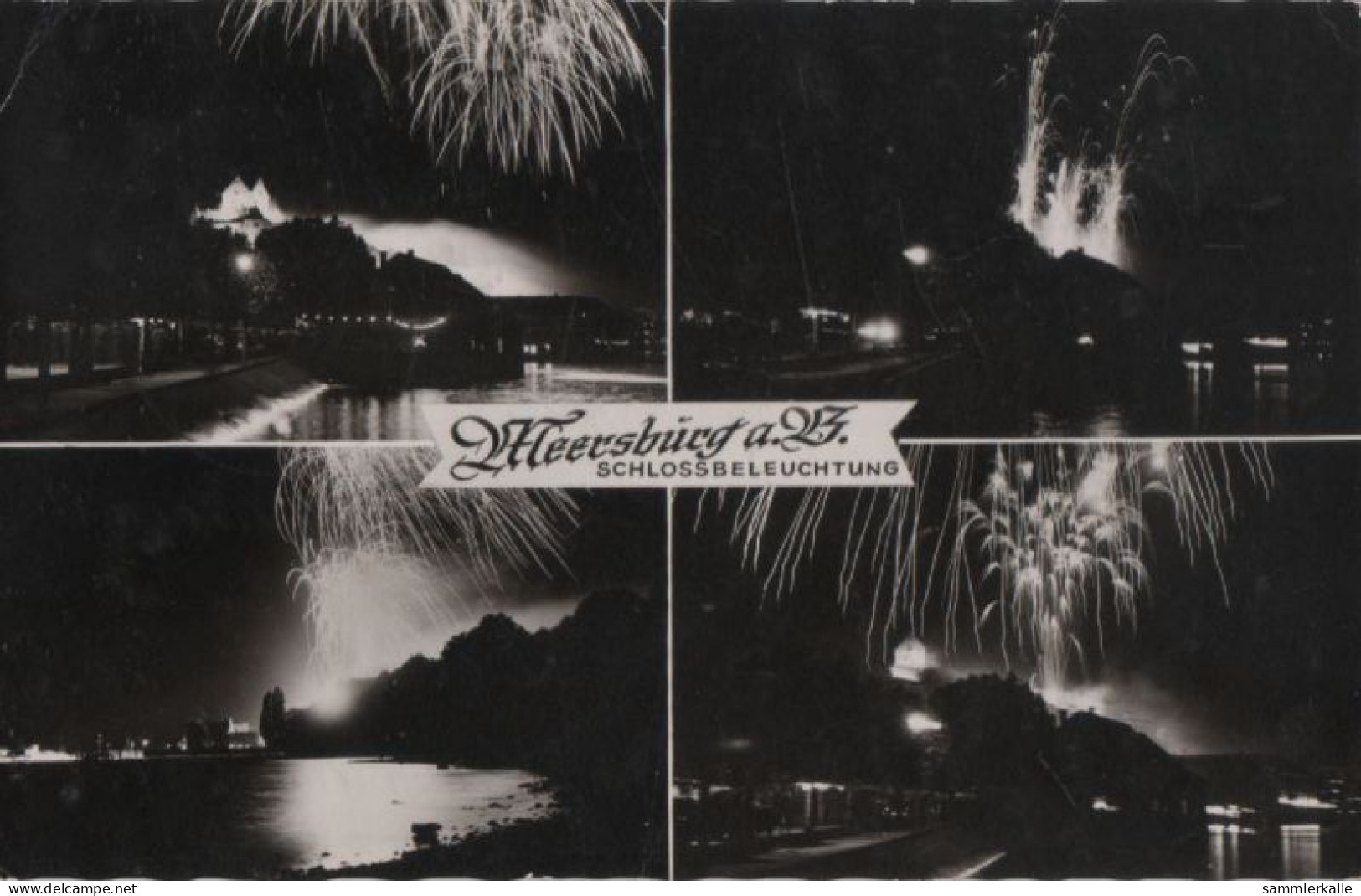 72177 - Meersburg - Schlossbeleuchtung - 1959 - Meersburg