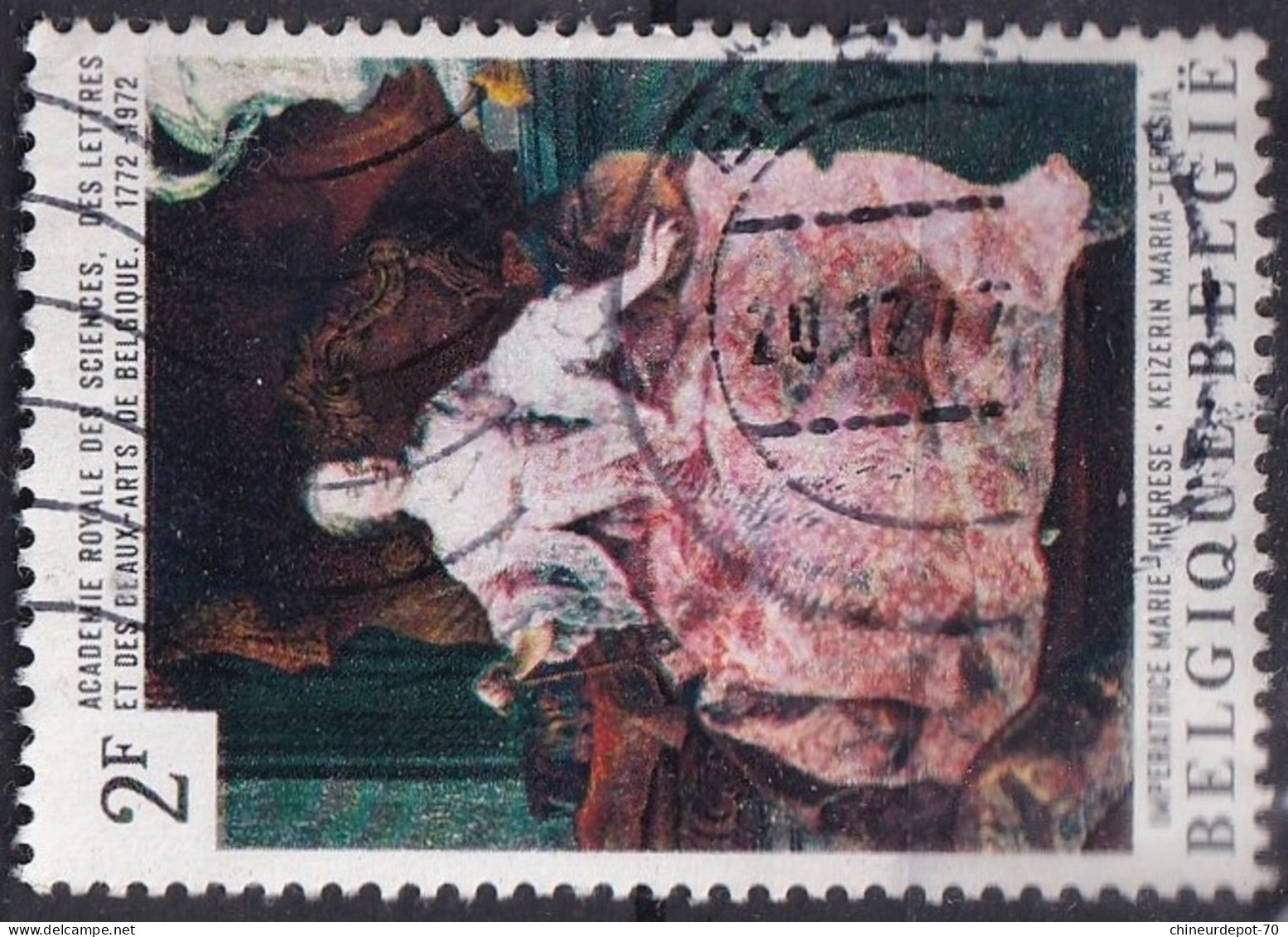 ACADEMIE ROYALE DES SCIENCES DES LETTRES IMPÉRATRICE MARIE-THÉRÈSE - Used Stamps