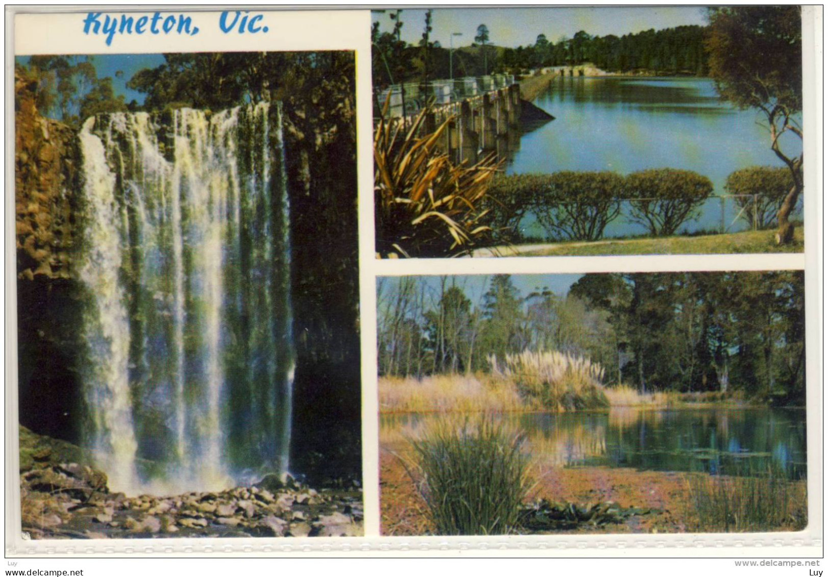 KYNETON, Victoria - Malmsbury, Trentham Falls , Rose Series PC, ... Nice Stamp - Sonstige & Ohne Zuordnung