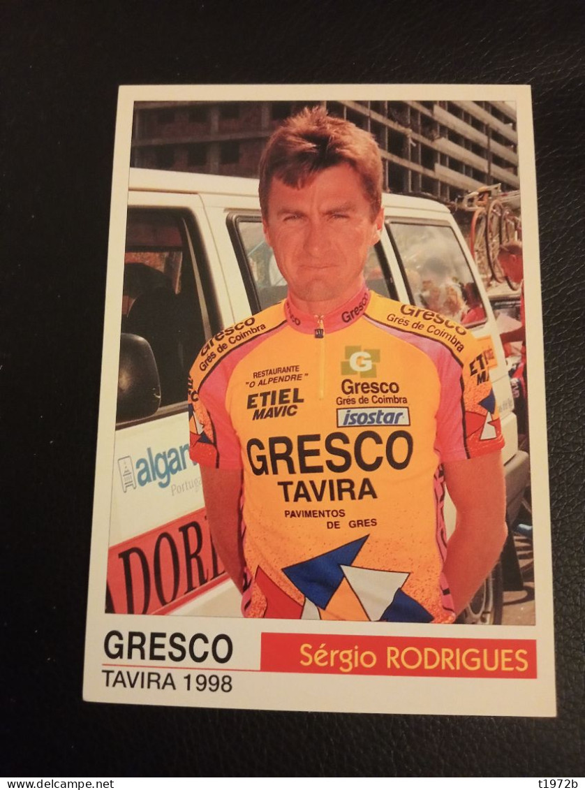 Cyclisme Cycling Ciclismo Ciclista Wielrennen Radfahren RODRIGUES SERGIO (Gresco-Tavira 1998) - Cyclisme