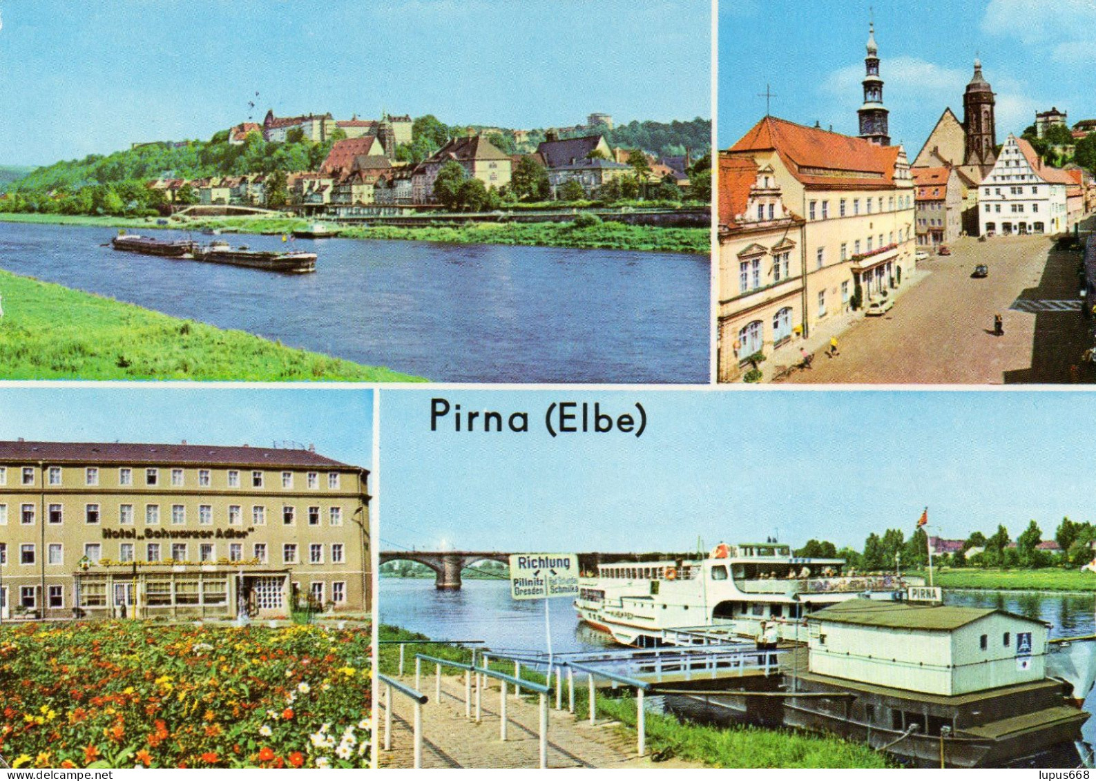 R BRD- Sa: 01 796 Pirna, 4 Bilder - Pirna