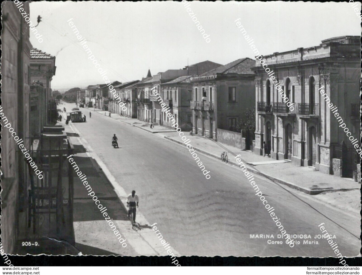 Au361 Cartolina Marina Di Gioiosa Jonica Corso Carlo Maria Reggio Calabria - Reggio Calabria